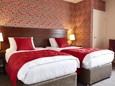 Bedroom at Ryde Castle Hotel