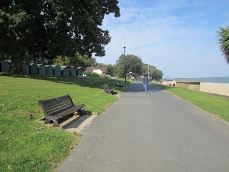 Appley Beach Isle of Wight bench