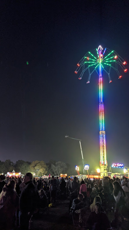 Sky swing at Isle of Wight Festival 2021