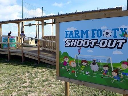 Tapnell Farm Park football shooting area