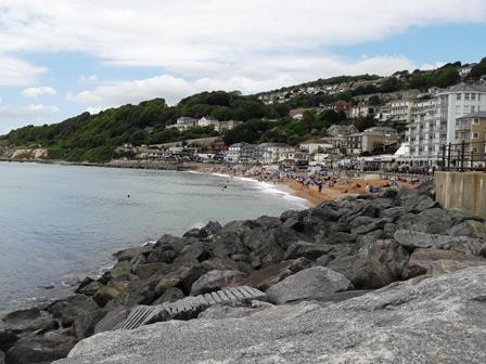 Ventnor seafront and rocks