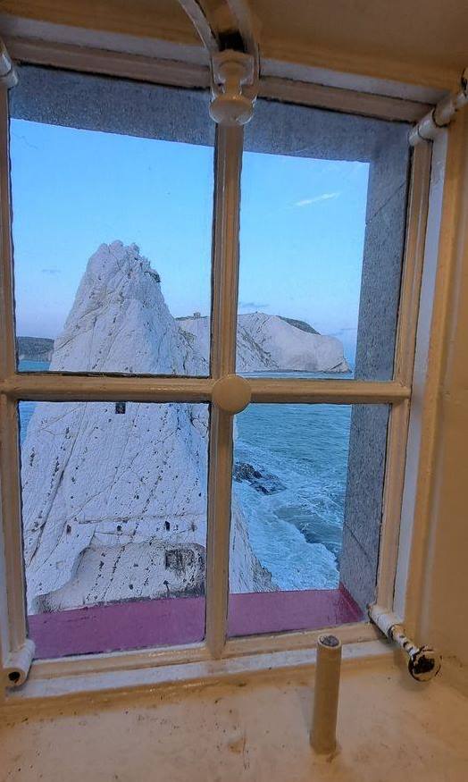 View from bedroom at the Needles