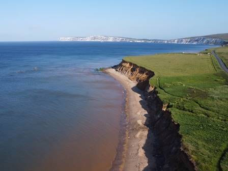 West Wight looking towards Freshwater Bay